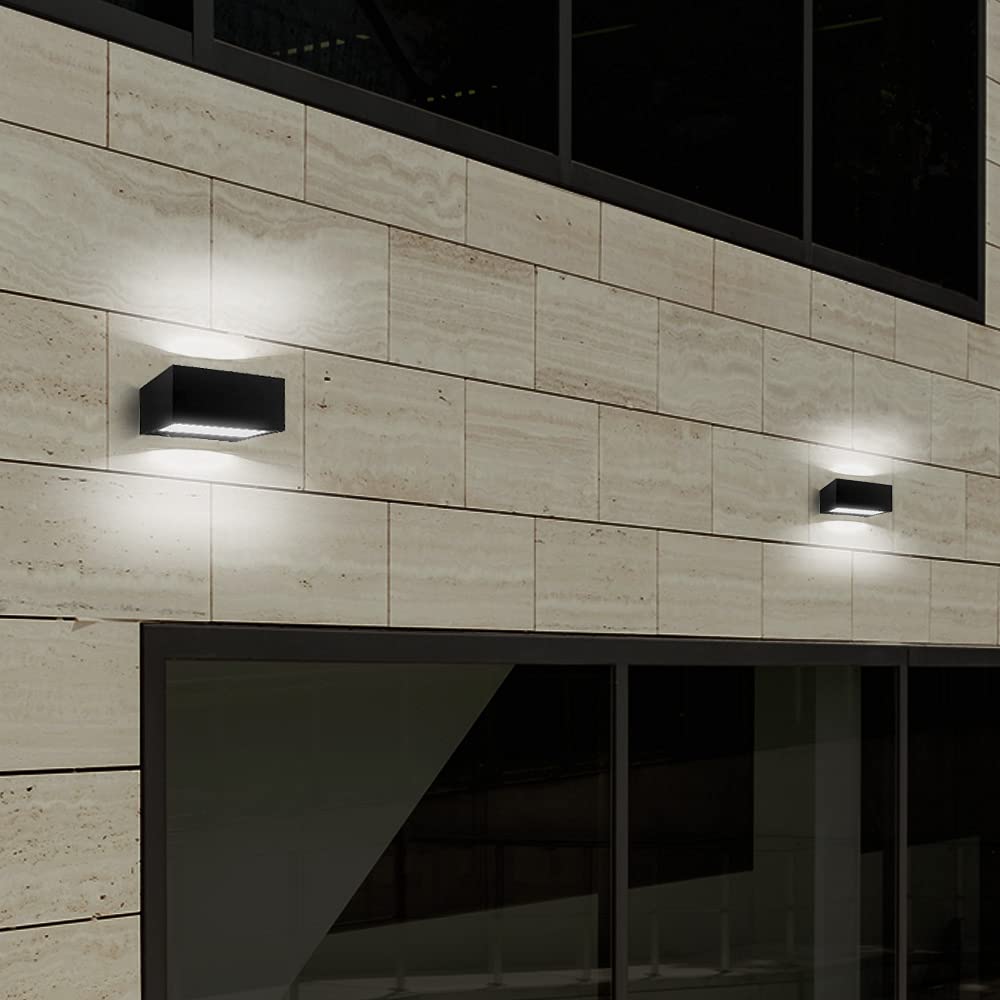 Tecnolite - Lámpara de exterior LED para sobreponer, 20 W, Luz blanca neutra
