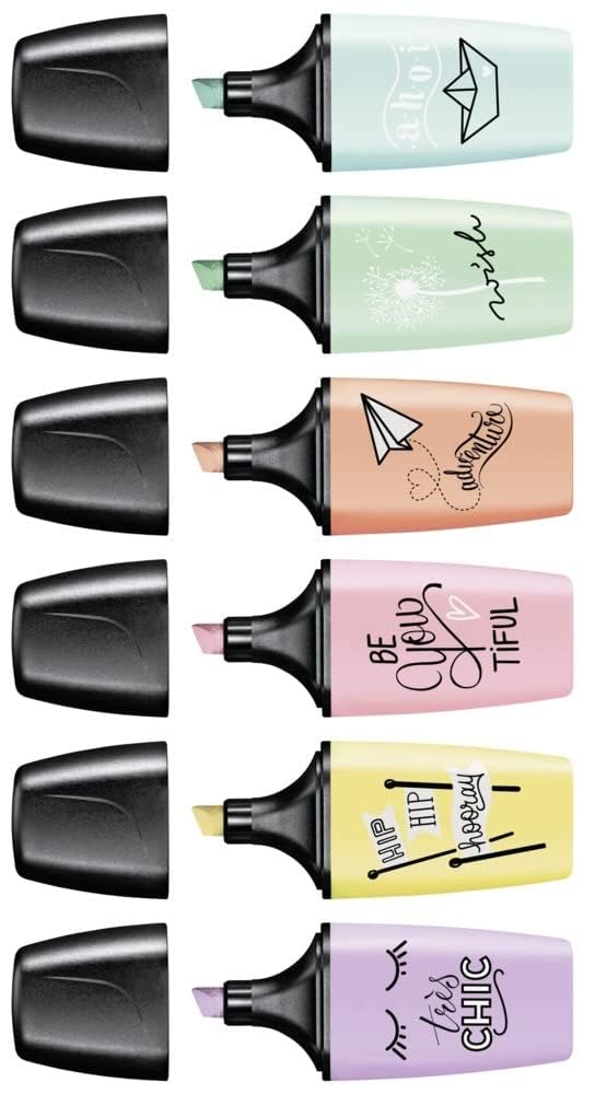 STABILO BOSS mini con 6 colores pastel