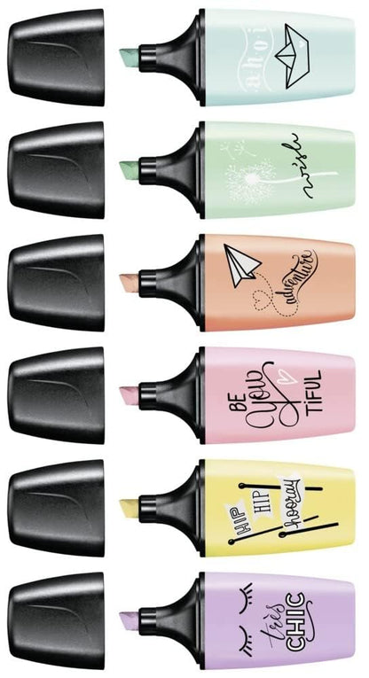 STABILO BOSS mini con 6 colores pastel