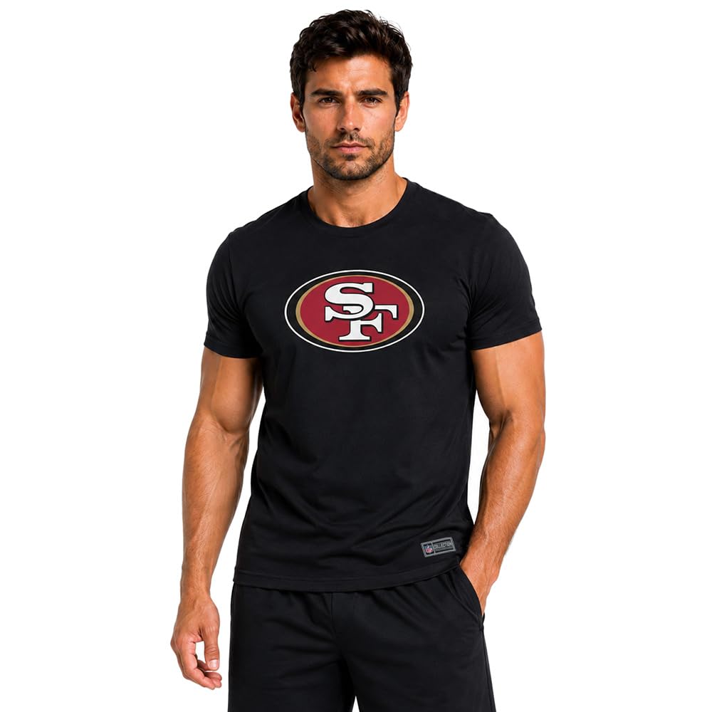 NFL Playera Aficionado Básica San Francisco 49ers - CH - Negro