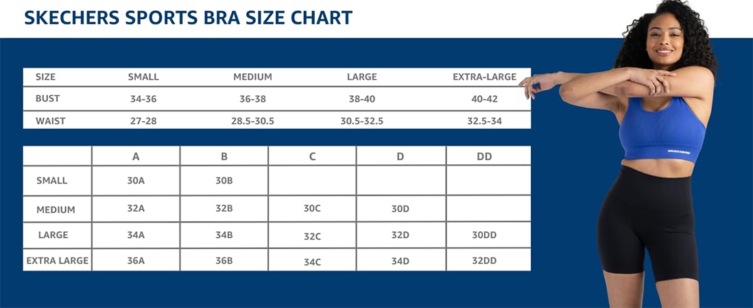Skechers Ladies Seamless Cami Bra Sujetador Deportivo Mujer
