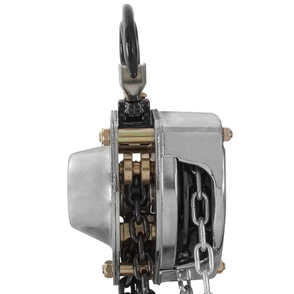 Dogotuls HB5006 Garrucha cromada 1Ton con cadena de 6m 4:1