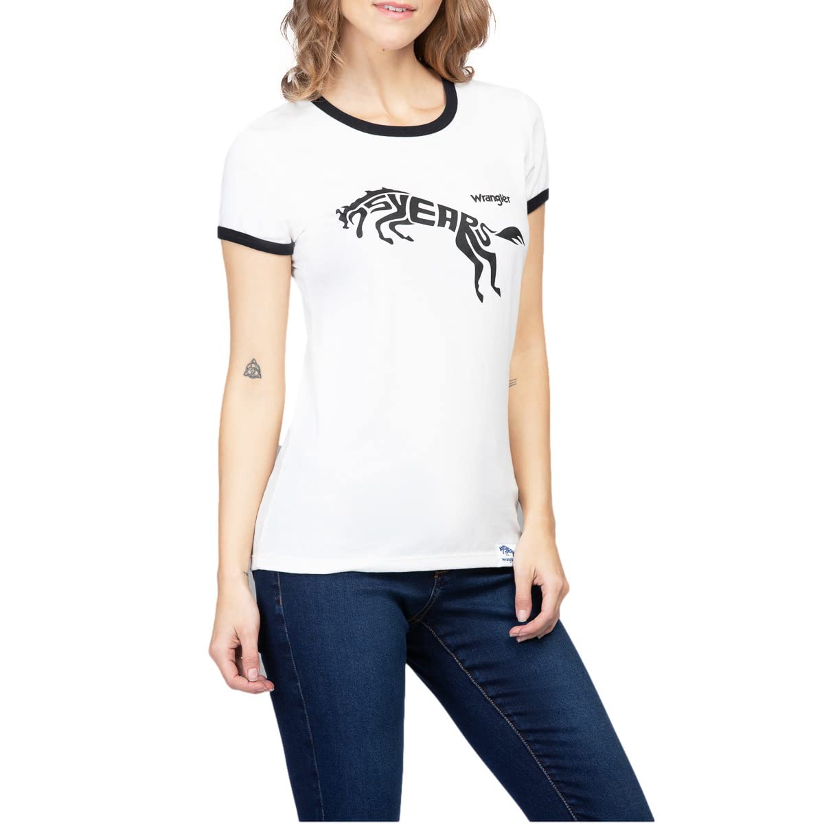 Wrangler Linea: Playera Segmento: Fashion Playera Manga Corta Blusas Mujer