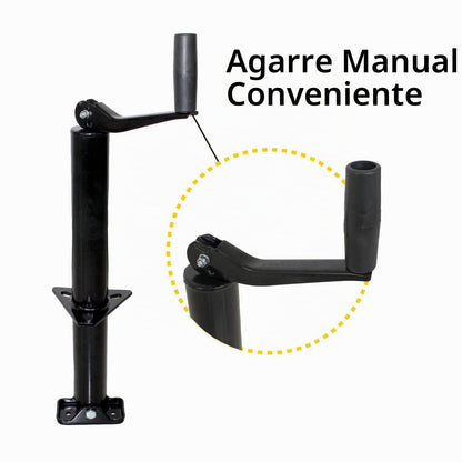 MaxxHaul Gato de Remolque con Montura en A 70159, 14 in, 2000 Libras, Viento Superior, Negro