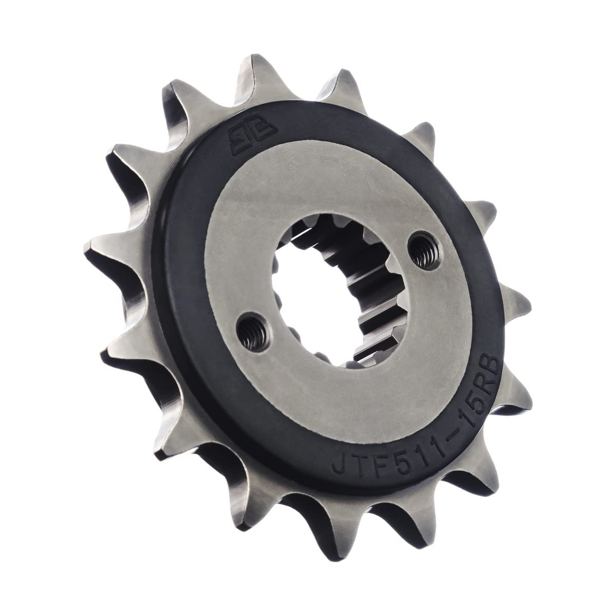 JT Sprockets JTF511.15RB - Piñón delantero acolchado de goma de 15 dientes, individual