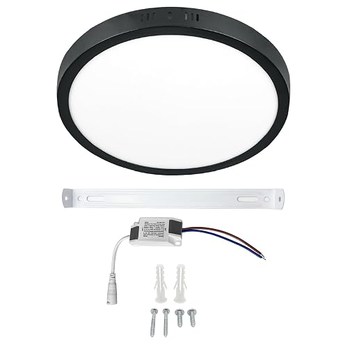 Volteck PLA-229L, Luminario de LED 24 W redondo tipo plafón luz de día color Blanco