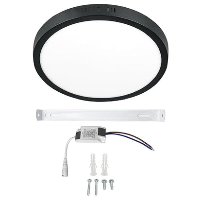 Volteck PLA-229L, Luminario de LED 24 W redondo tipo plafón luz de día color Blanco