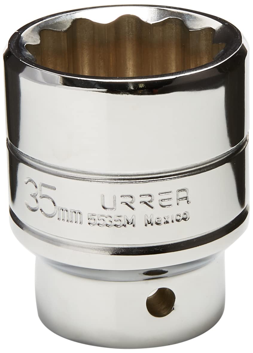 Urrea 5535M Dado cuadro de 3/4", 12 puntas, métrico, 35 mm - 35 mm - 12 puntas