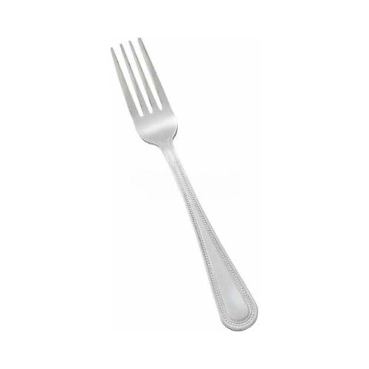 Winco Juego de tenedores de cena de 12 piezas, acero inoxidable 18-0, color plateado
