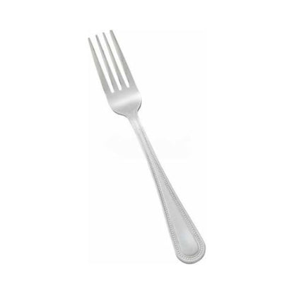 Winco Juego de tenedores de cena de 12 piezas, acero inoxidable 18-0, color plateado