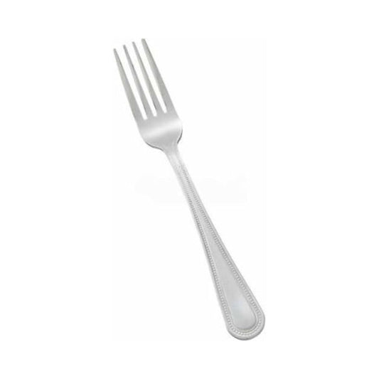 Winco Juego de tenedores de cena de 12 piezas, acero inoxidable 18-0, color plateado