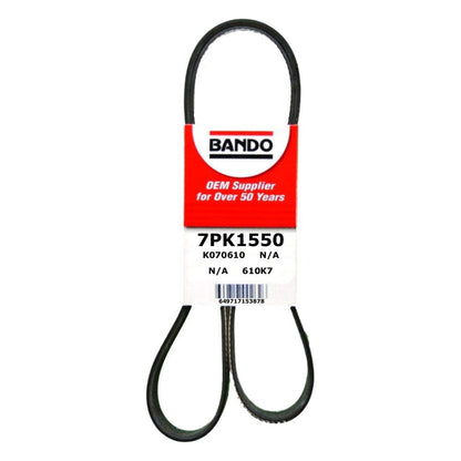Bando USA 7PK1550 Cinturón de Serpentina, Negro, 61 Pulgadas
