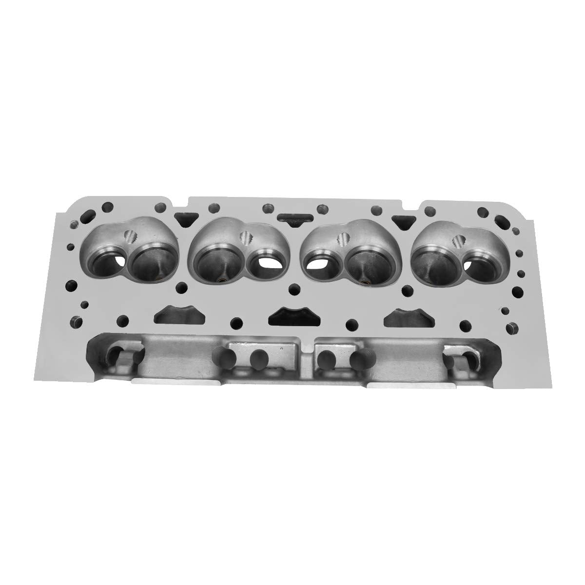 DNA Motoring CYLH-SBC-350 Cabezal Cilindro Aluminio Plateado para Motores SBC 302/327/350/383
