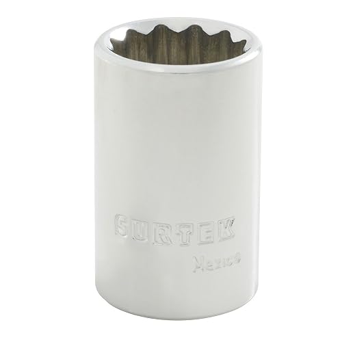 Surtek F5832M Dado métrico cuadro de 1/2", 12 puntas, 32 mm
