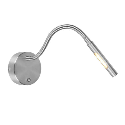 Tecnolite - Luz de Lectura LED 2 W, Luz Suave Cálida, Flexible, Sobreponer en pared