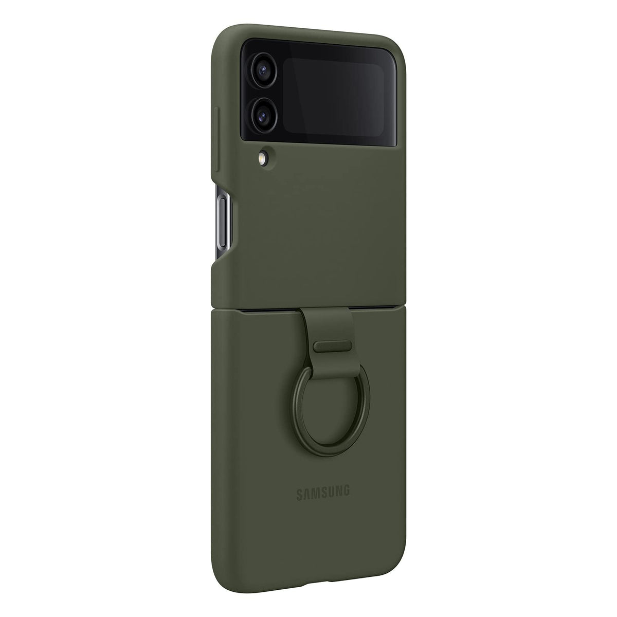 Samsung Funda para Galaxy Z Flip4 con Correa de Sujeción - Z Flip4 - SILICÓN - Crema
