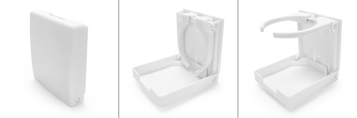 Camco 44040 Adjustable Drink Holder (White),1 Pack