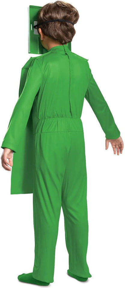 Disfraz de Minecraft Creeper para niño, verde, L (10-12)