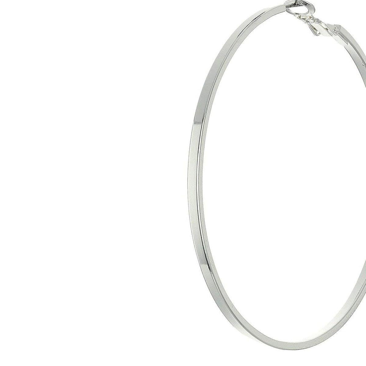 Guess Basic - Aretes de aro finos, extragrande