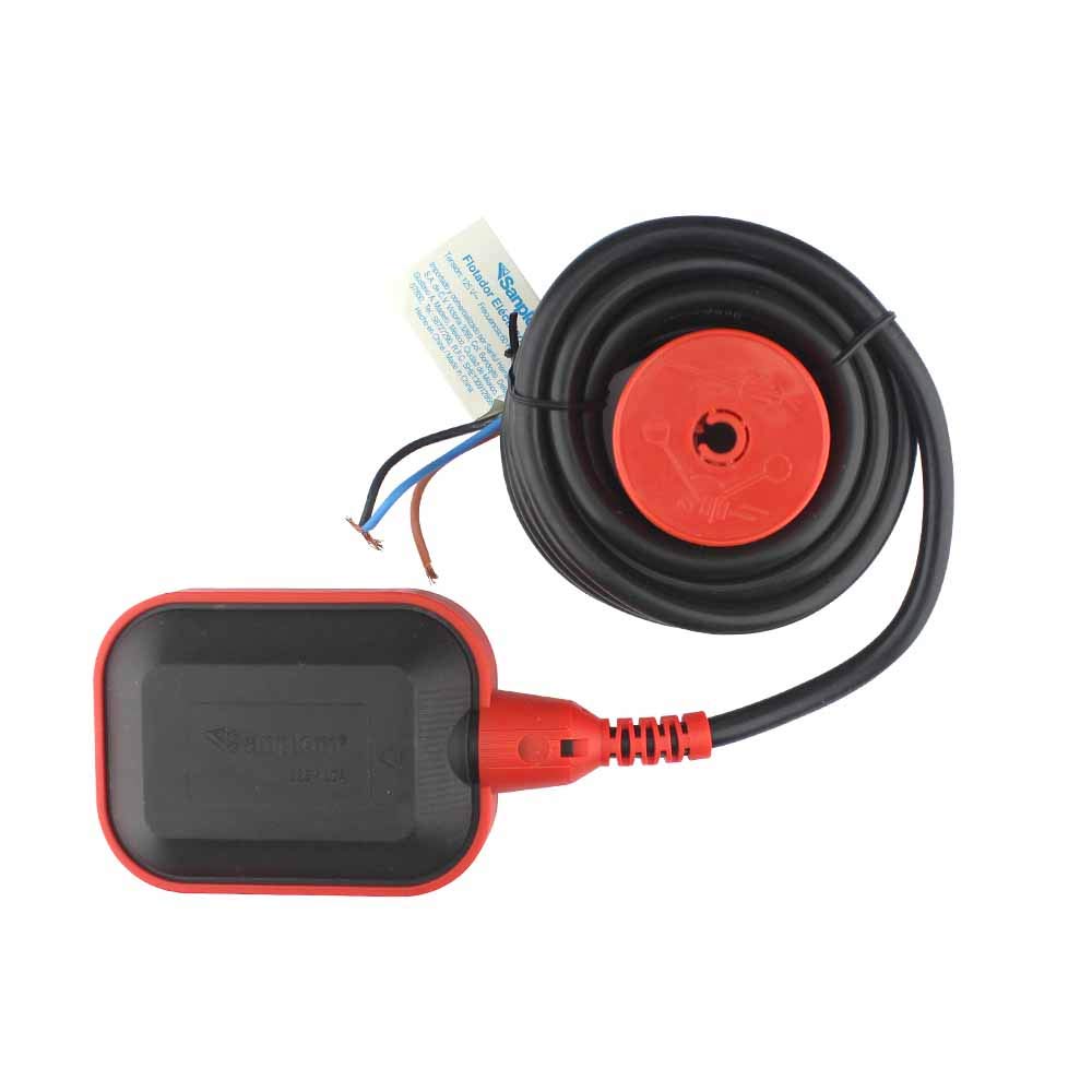 Sanplom Flotador Eléctrico 8569 Rojo Detector de Nivel de Agua