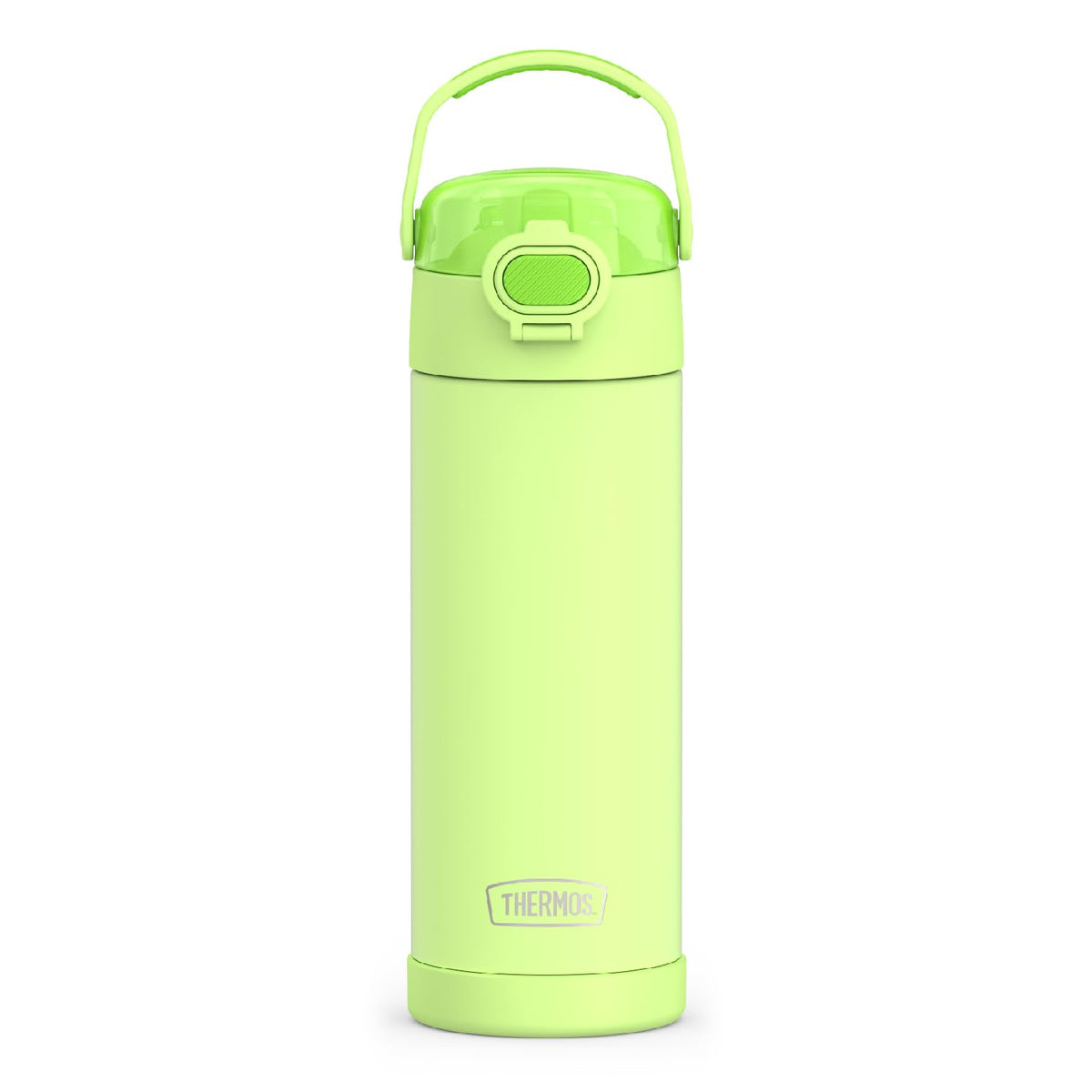 Thermos Funtainer Botella Infantil Aislada 473 ml - 0.5 Litros - Verde limón neón