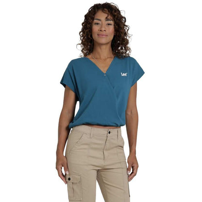 Lee Camisa Regular de Algodón para Mujer