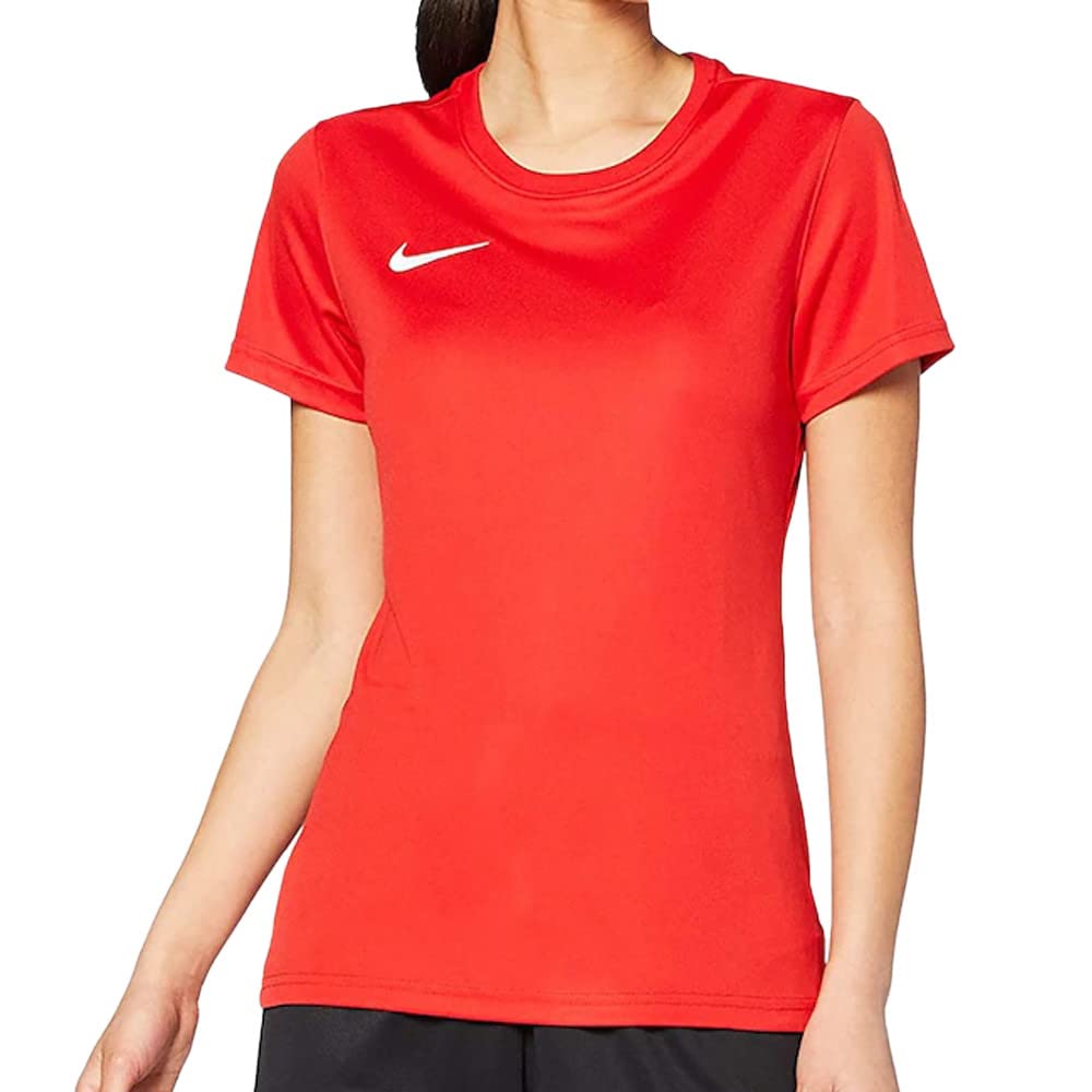Nike Park VII Camiseta Deportiva para Mujer - M - University Red - White