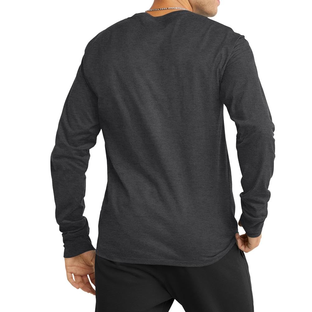 Champion Playera de Manga Larga, Playera con Logotipo, Playera clásica con Logotipo Camiseta para para Hombre
