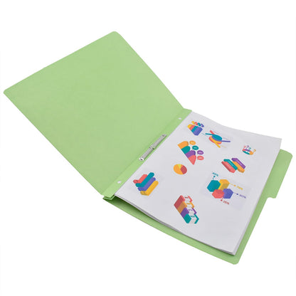 Wilson Jones Accopress Carpeta Broche Carta 300 Hojas Verde Claro