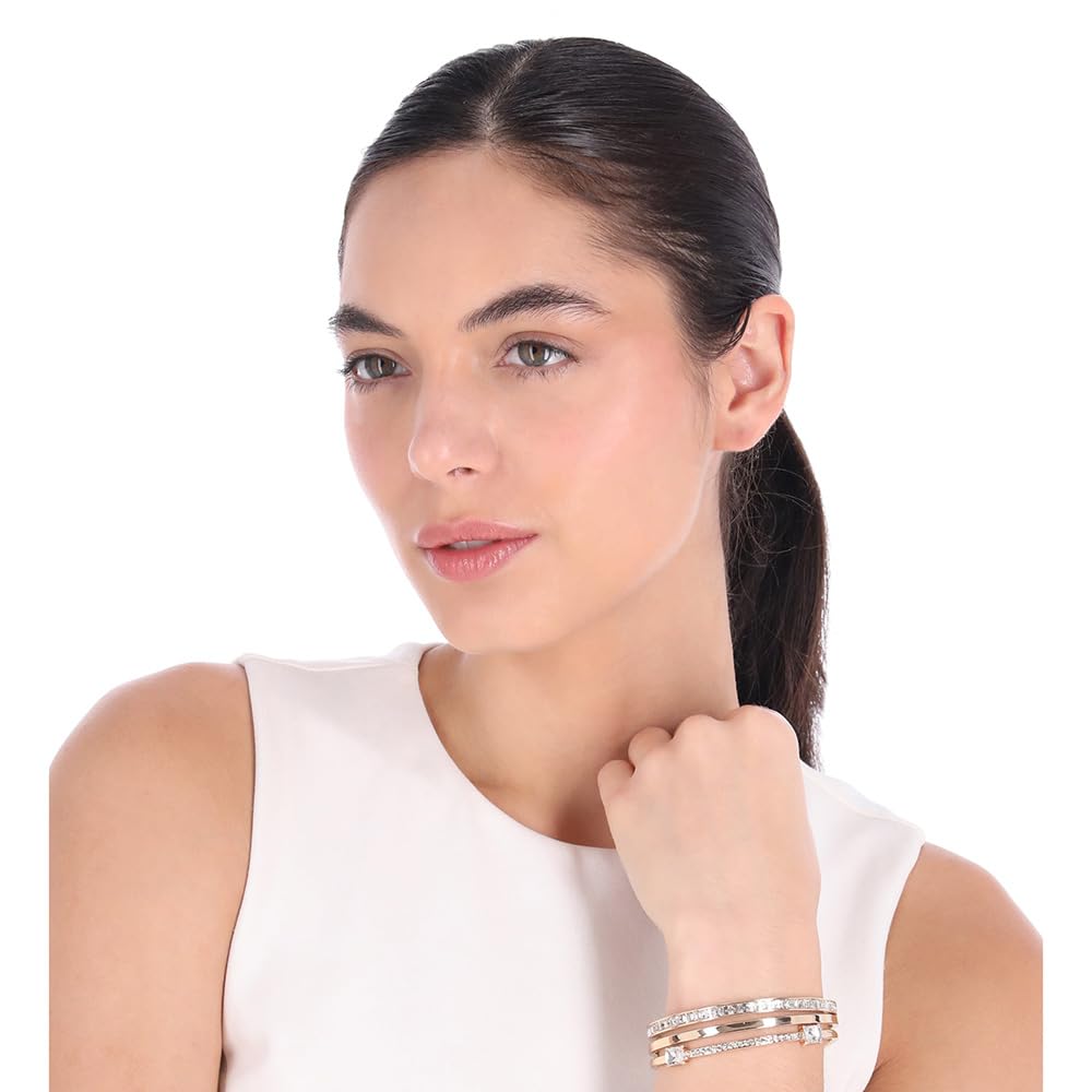 Nine West Box Set Pulsera Dorado Multiniveles para Mujer
