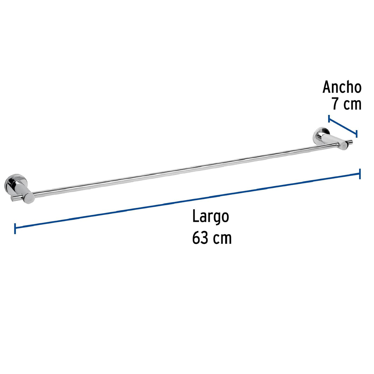 Foset Element ELA-76, Toallero de barra, acabado cromo