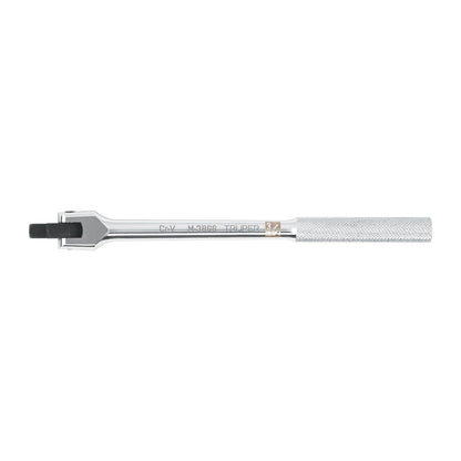Truper M-3866, Mango articulado de 10" x 13 mm para dados cuadro 3/8" | Mango de acero al cromo vanadio, 2X más resistente al desgaste que las de acero al carbono - 10" - Mango