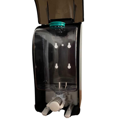 Titán Gustamar Jabonera Empotrable a la Pared para Baños Públicos/Dispensador de Jabón Líquido para Manos o Gel Antibacterial G-1688F1, Color Negro