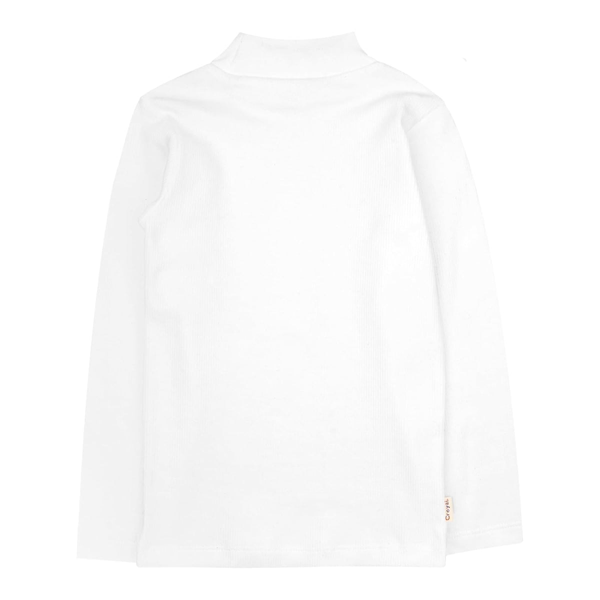 Baby Creysi Playera de Cuello Alto para Niña de Algodón con Tejido de Cárdigan Manga Larga