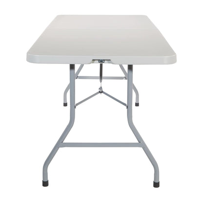 Office Star Resin Multipurpose Rectangle Table, 6-Feet, Center Folding