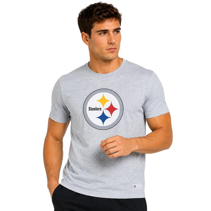 NFL Playera Aficionado Básica Pittsburgh Steelers - M - Jaspe