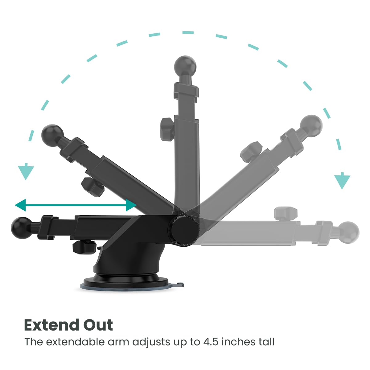 QuikCell Mount+Suction+Vent 2 in 1 Air Vent Dashboad Car Mount Charge