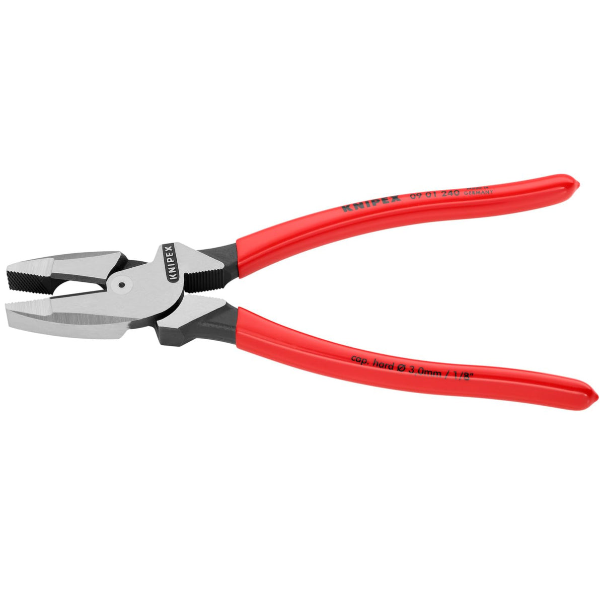 Knipex Tools LP 0901240SBA Alicates de lineman de apalancamiento ultra alto de 9.5 pulgadas