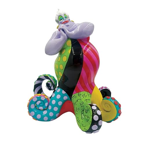 Enesco Disney by Romero Britto The Little Mermaid Ursula Figurine, 8.27 Pulgadas, Multicolor