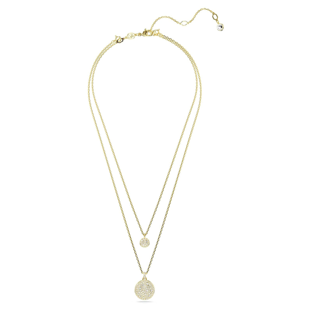Swarovski Ginger Halskette, Damenkette mit Blauen Kristallen