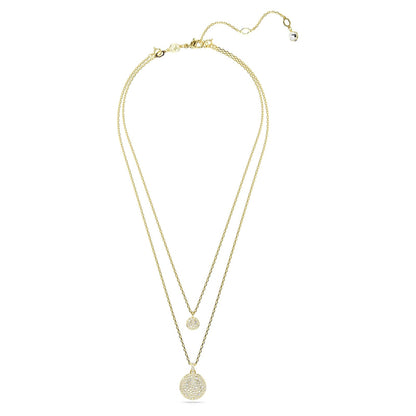 Swarovski Ginger Halskette, Damenkette mit Blauen Kristallen