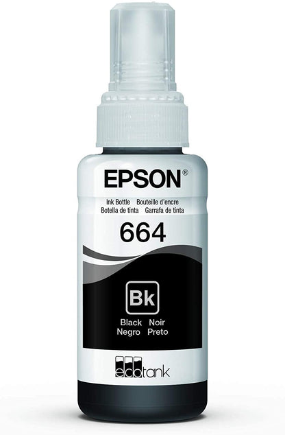 Epson Ecofit Botellas de Tinta Color Negro T664 2 Unidades