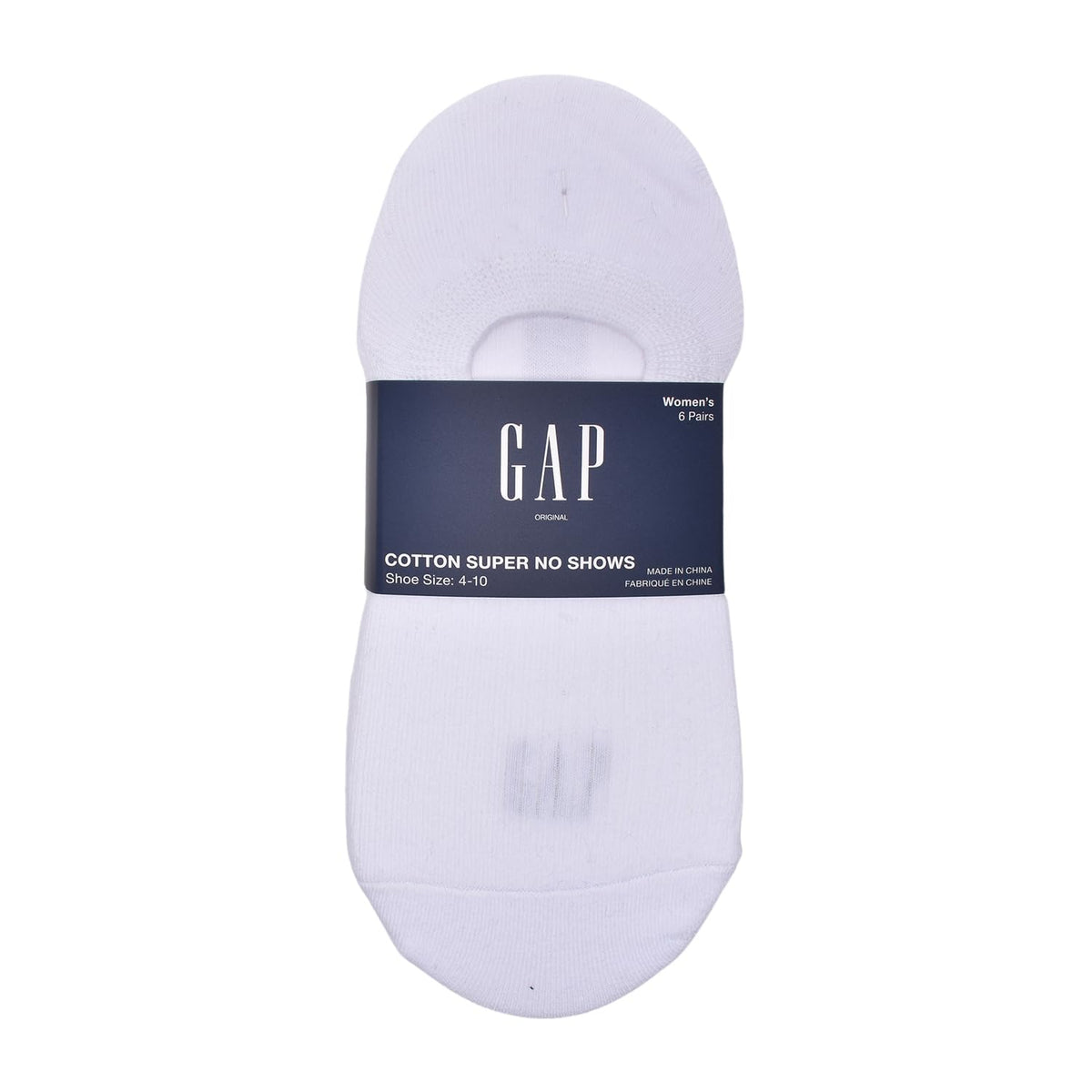 GAP 6pk Gap Original Ribbed Super No Show Calcetines Mujer