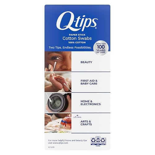 Q-tips Cotton Swabs, 625 ct
