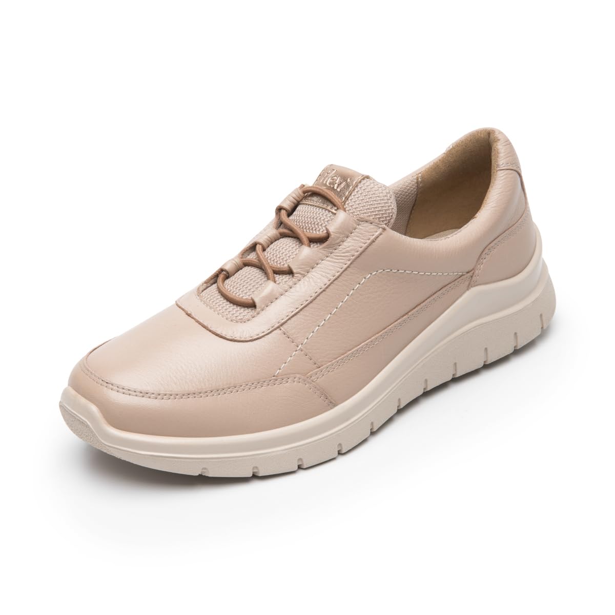Flexi Tenis Confort de Piel para Mujer con Cordones elásticos 130201