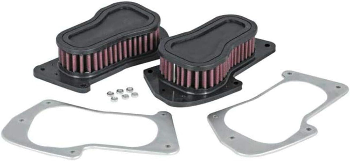 K&N Filtro de aire del motor: alto rendimiento, premium, filtro de aire Powersport: compatible con SUZUKI 2006-2019 (M109R, Boulevard, BOSS, Ltd, VLR1800, C1800R Intruder, VZR1800, M109R2 Boulevard) SU-1806