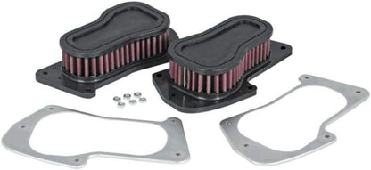 K&N Filtro de aire del motor: alto rendimiento, premium, filtro de aire Powersport: compatible con SUZUKI 2006-2019 (M109R, Boulevard, BOSS, Ltd, VLR1800, C1800R Intruder, VZR1800, M109R2 Boulevard) SU-1806