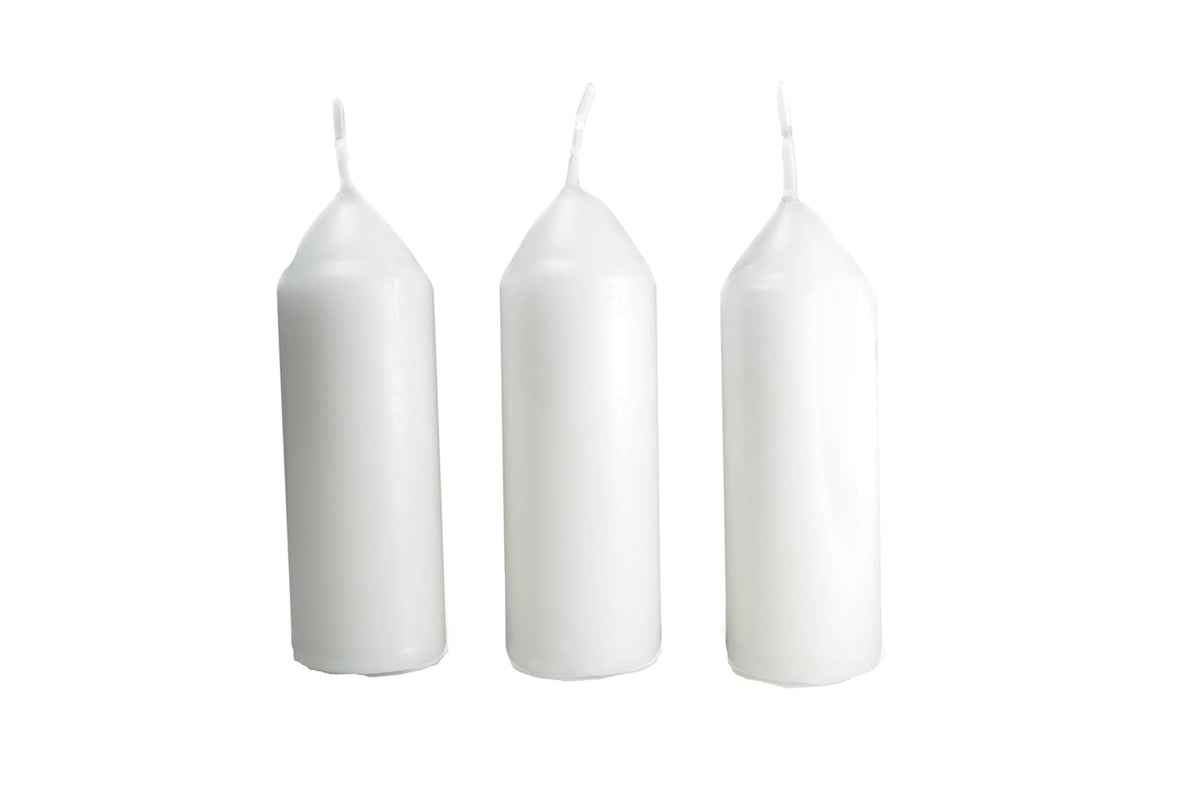 UCO 9+ Hour White Candles for Candle Lanterns (3.5 Inch), 3-Pack