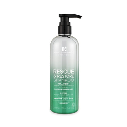 Martha Debayle Shampoo Color Defender con Jengibre de Awapuhi 450ml - Rescue and Restore