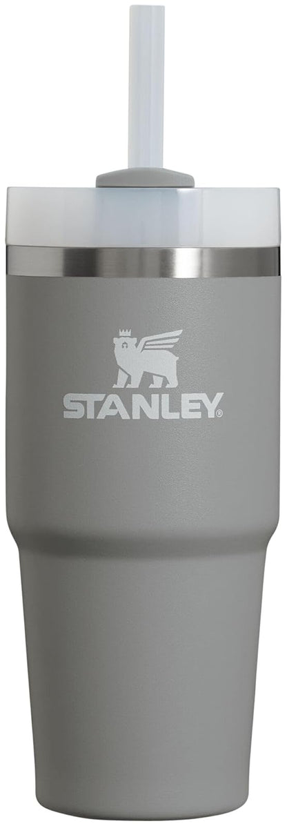 Stanley Quencher H2.0 - Vaso Térmico con Popote, Tapa Giratoria de 3 Vías, Acero Inoxidable, Libre de BPA - 14 onzas - Piedra